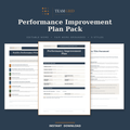 Performance Improvement Plan Template Pack | Editable Word Document | Australian HR