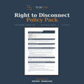 Right to Disconnect Policy Template | Australian Fair Work | Editable Word Pack