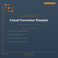 Casual to Permanent Conversion Template — Employee Choice Pathway