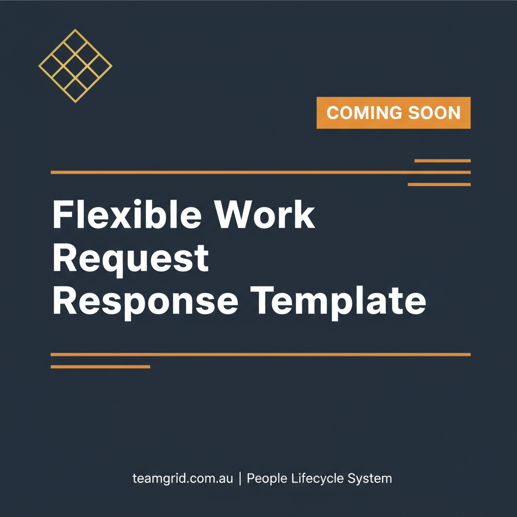 Flexible Work Request Response Template - Coming Soon